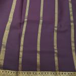 Dark Wine Zari Border Saree